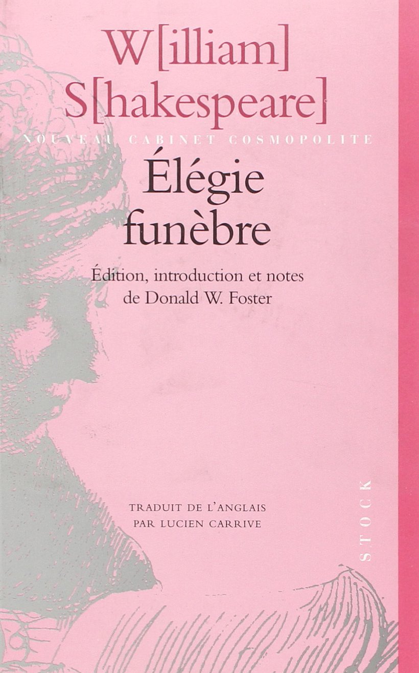 Elégie funèbre 9782234046283