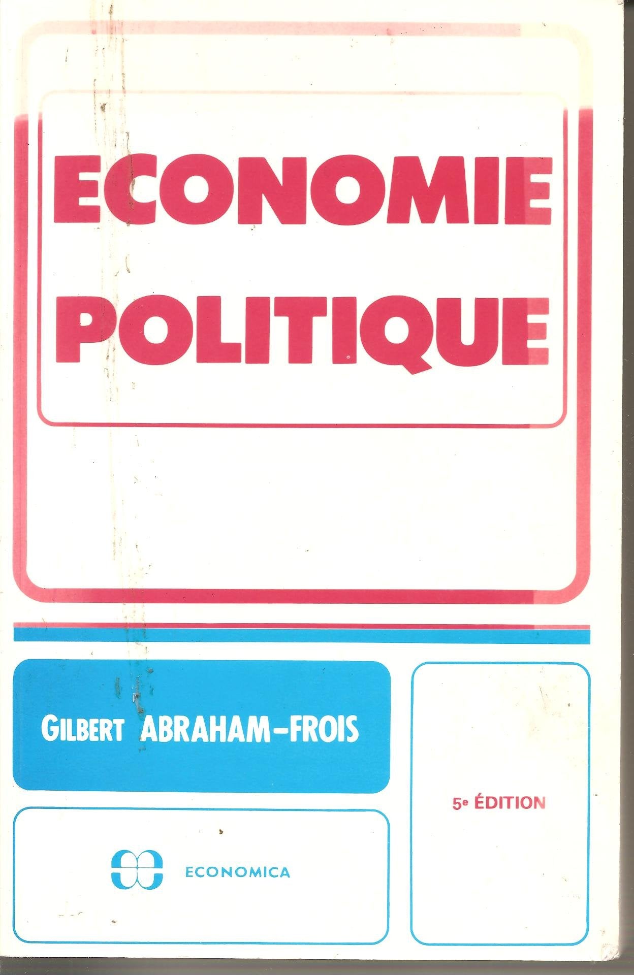 Économie politique 9782717823042