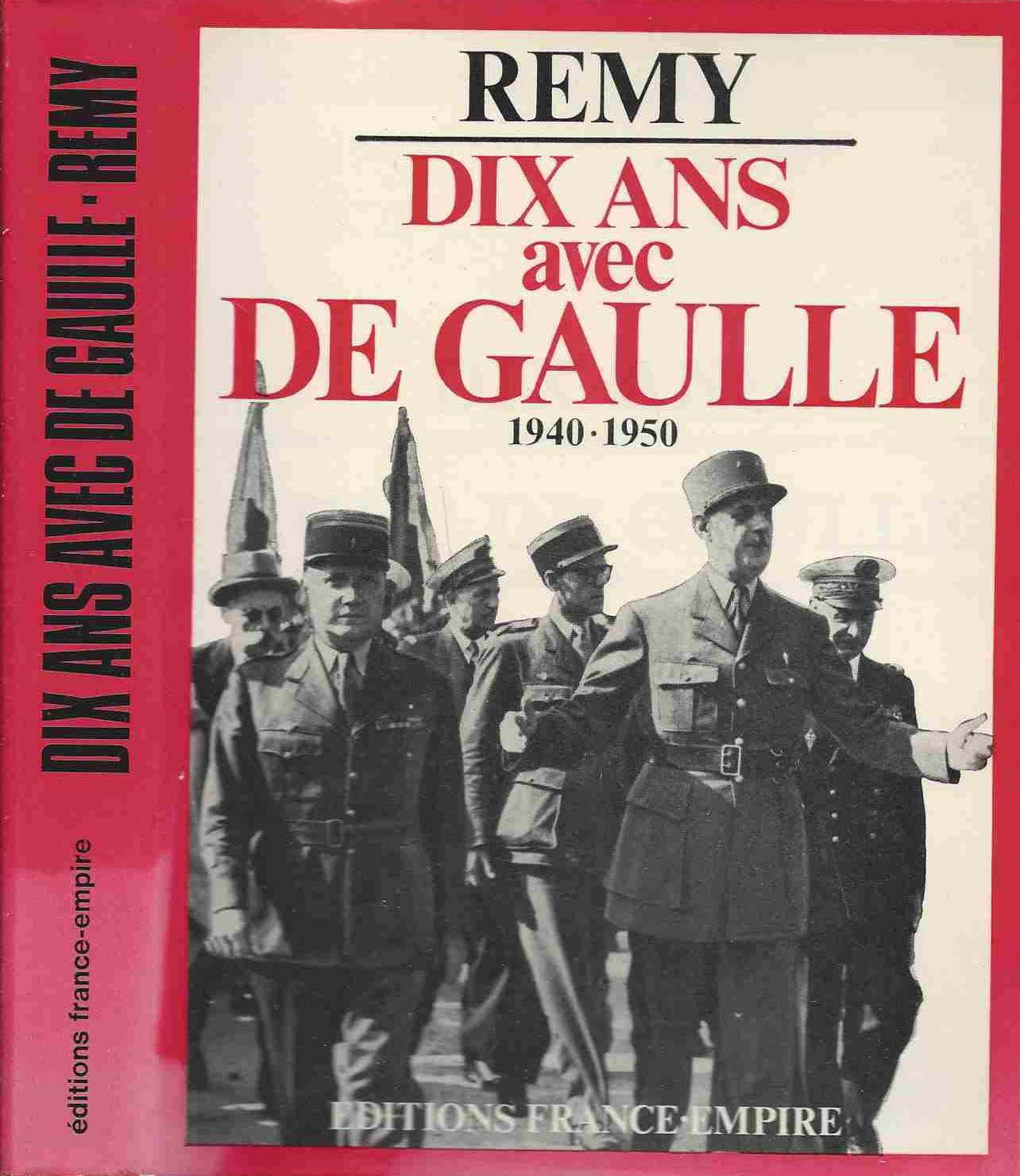 Dix ans avec de gaulle 1940-1950.