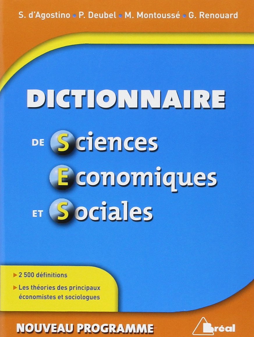Dictionnaire de sciences économiques et sociales 9782749531175