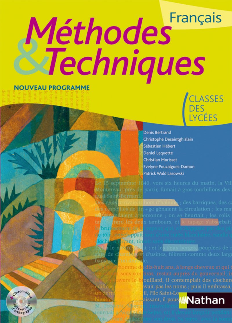 Français - Méthodes & Techniques 9782091616612