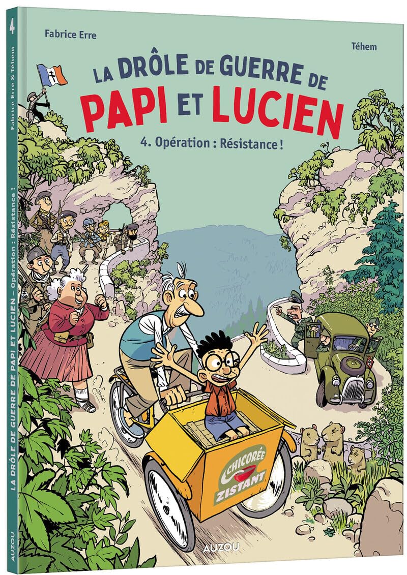La drôle de guerre de Papi et Lucien - Tome 4 - Opération : Résistance ! 9791039552493
