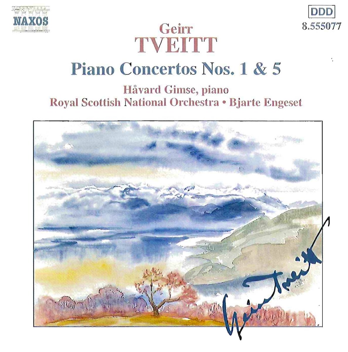 Tveitt:Piano Concertos Nos.1&5 0747313507726