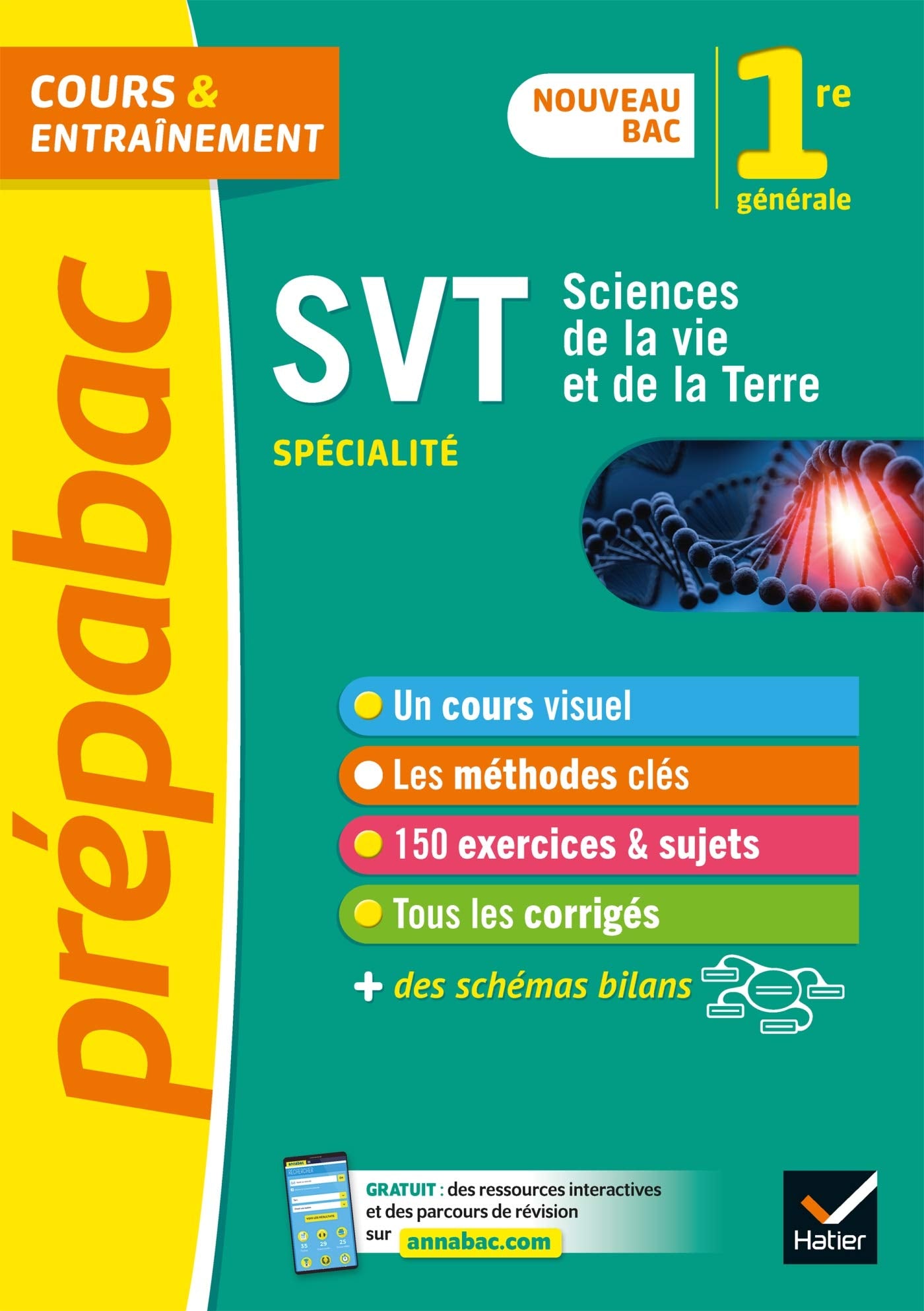 Prépabac SVT 1re générale (spécialité): nouveau programme de Première 9782401052222