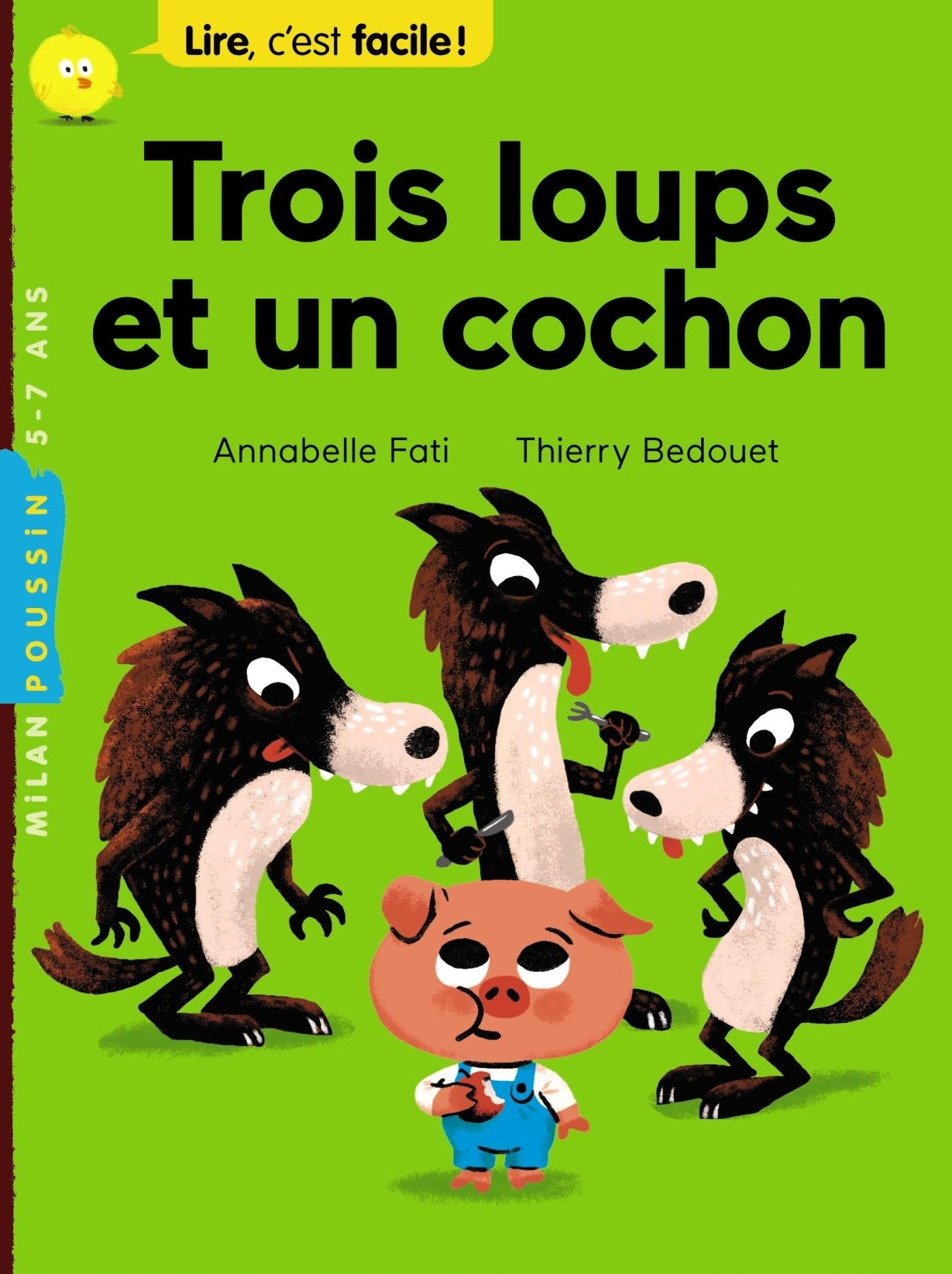 Trois loups et un cochon 9782745984814