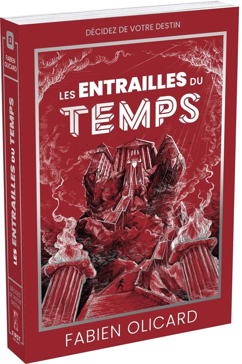 Les Entrailles du Temps - Décidez de votre destin - La Saga de Dagda - Fabien Olicard - livre jeu 9782412102992