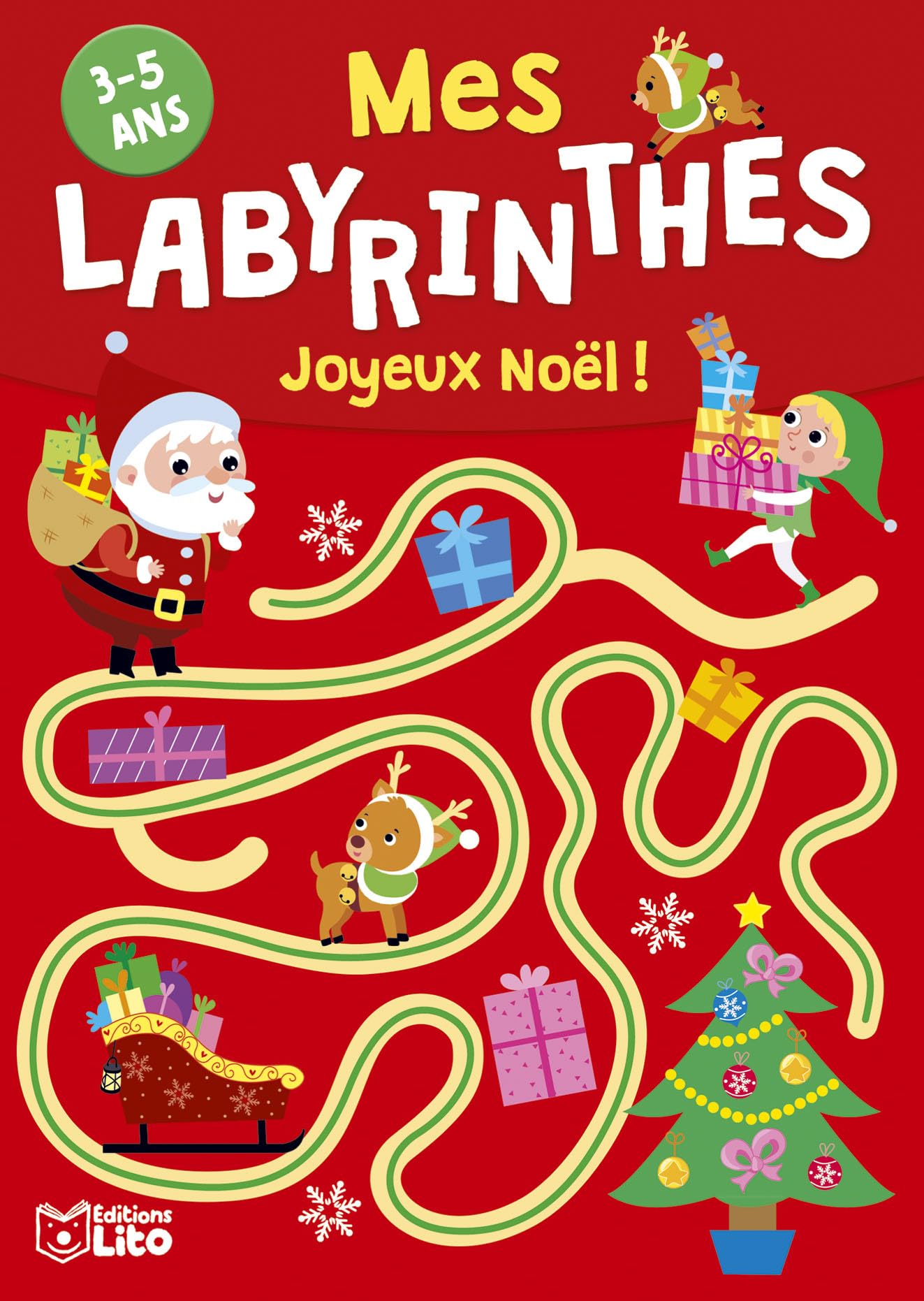 Mes labyrinthes Joyeux Noël ! 3-5ans 9782244830247