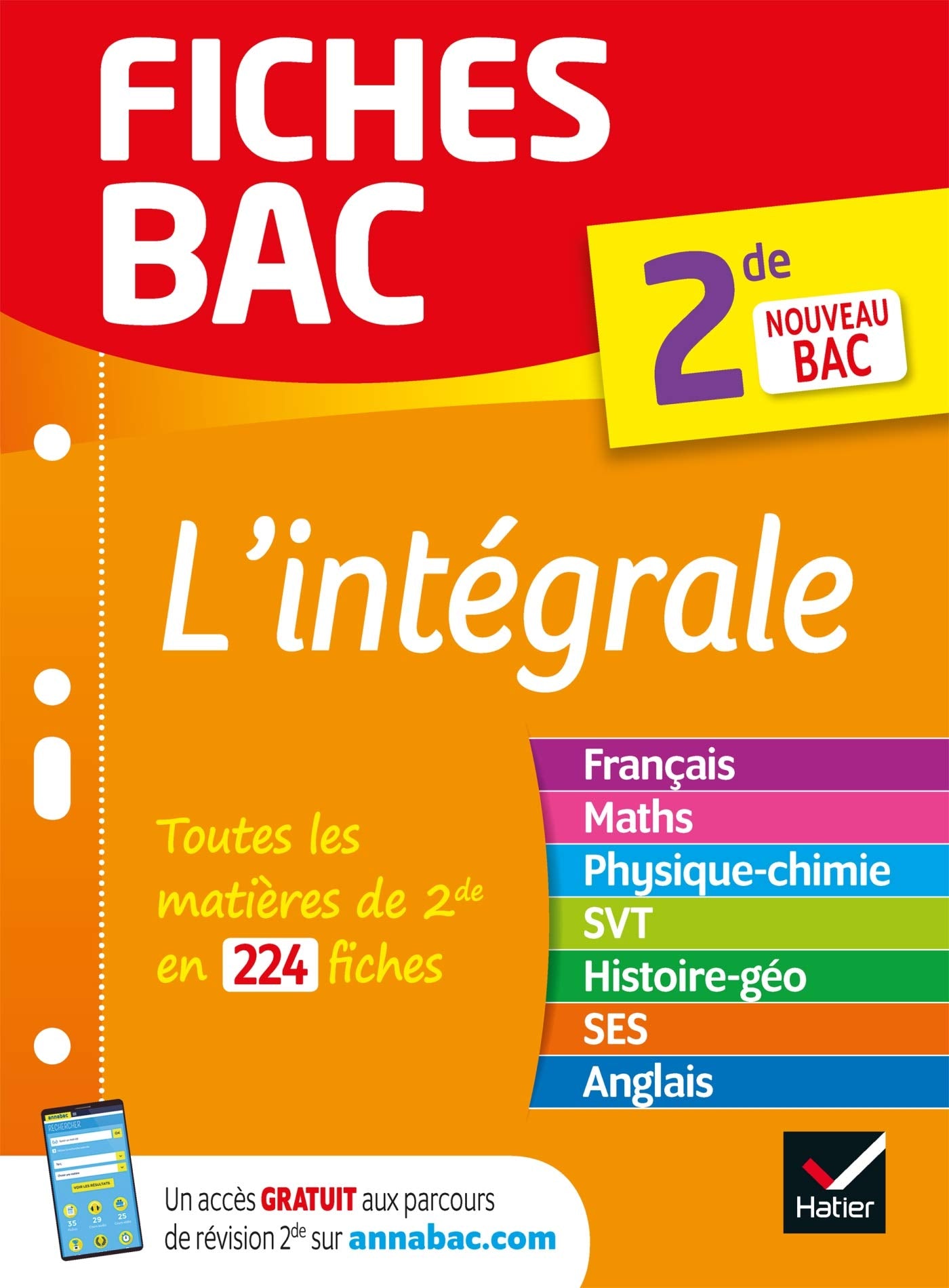 Fiches bac L'intégrale (tout-en-un) 2de: toutes les matières de Seconde en fiches 9782401052741
