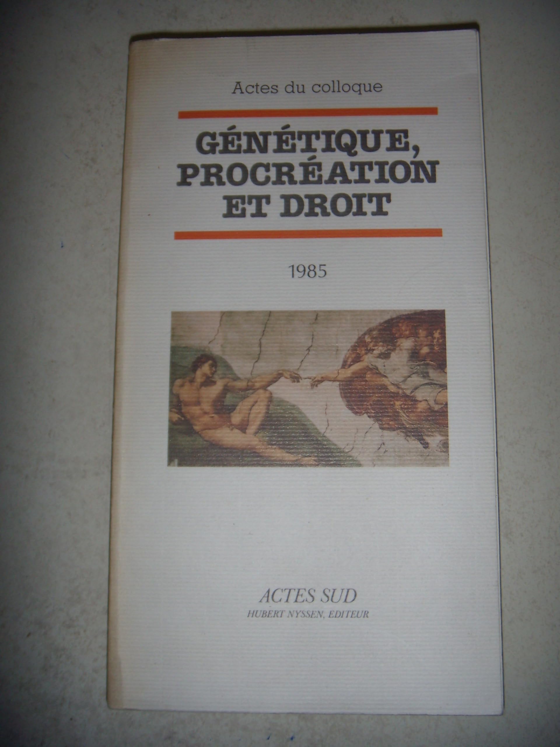 Génétique procréation et droit 9782868690210