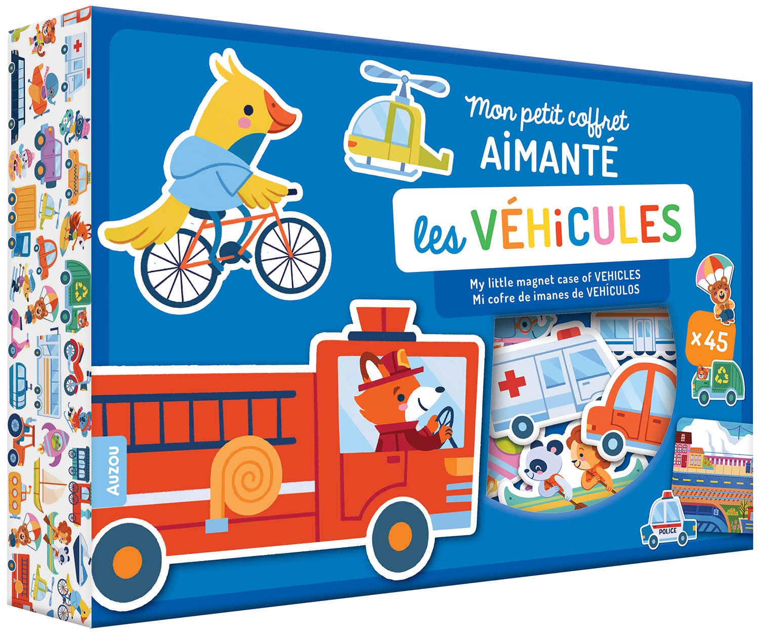 Mon petit coffret aimanté - les véhicules 9791039522830