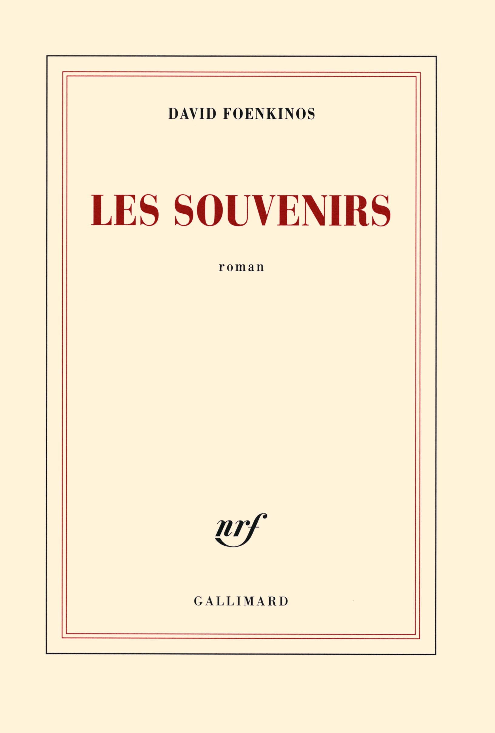 Les souvenirs 9782070134595