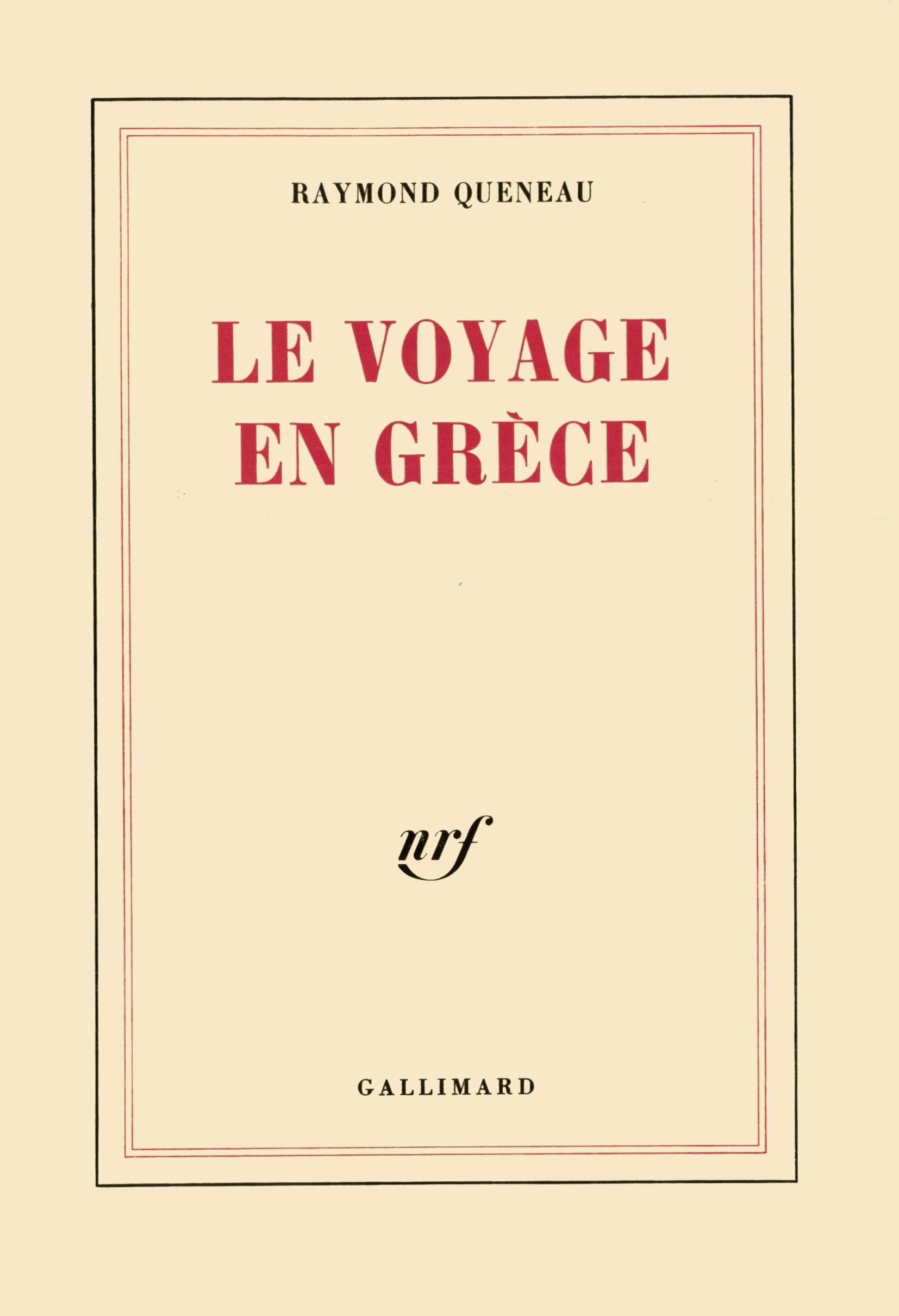 Le Voyage en Grèce 9782070284863