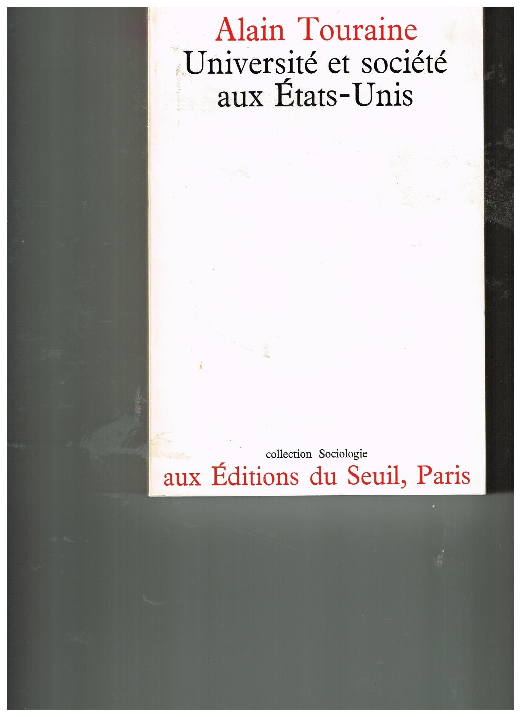 Université et Société aux Etats-Unis 9782020027830