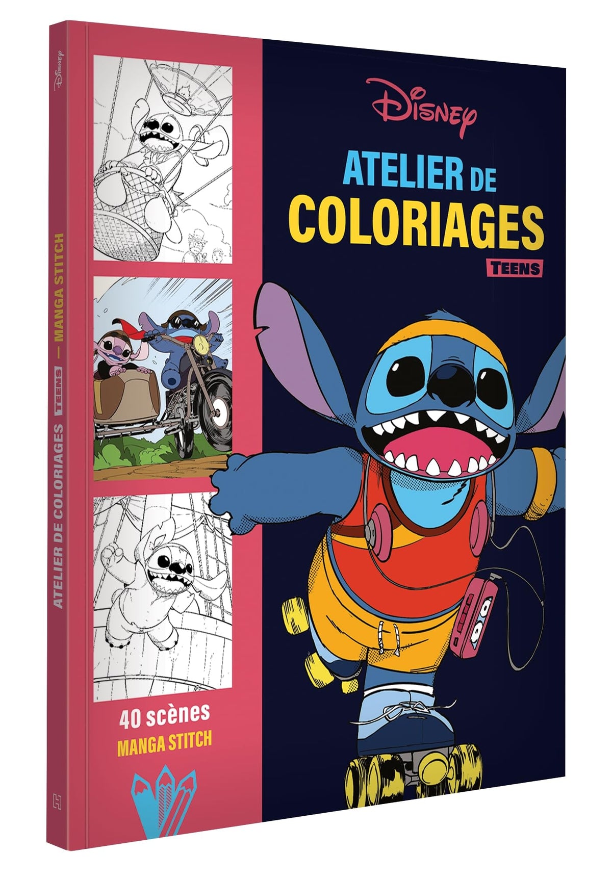 DISNEY TEENS - Atelier de coloriages - Manga Stitch 9782017331261