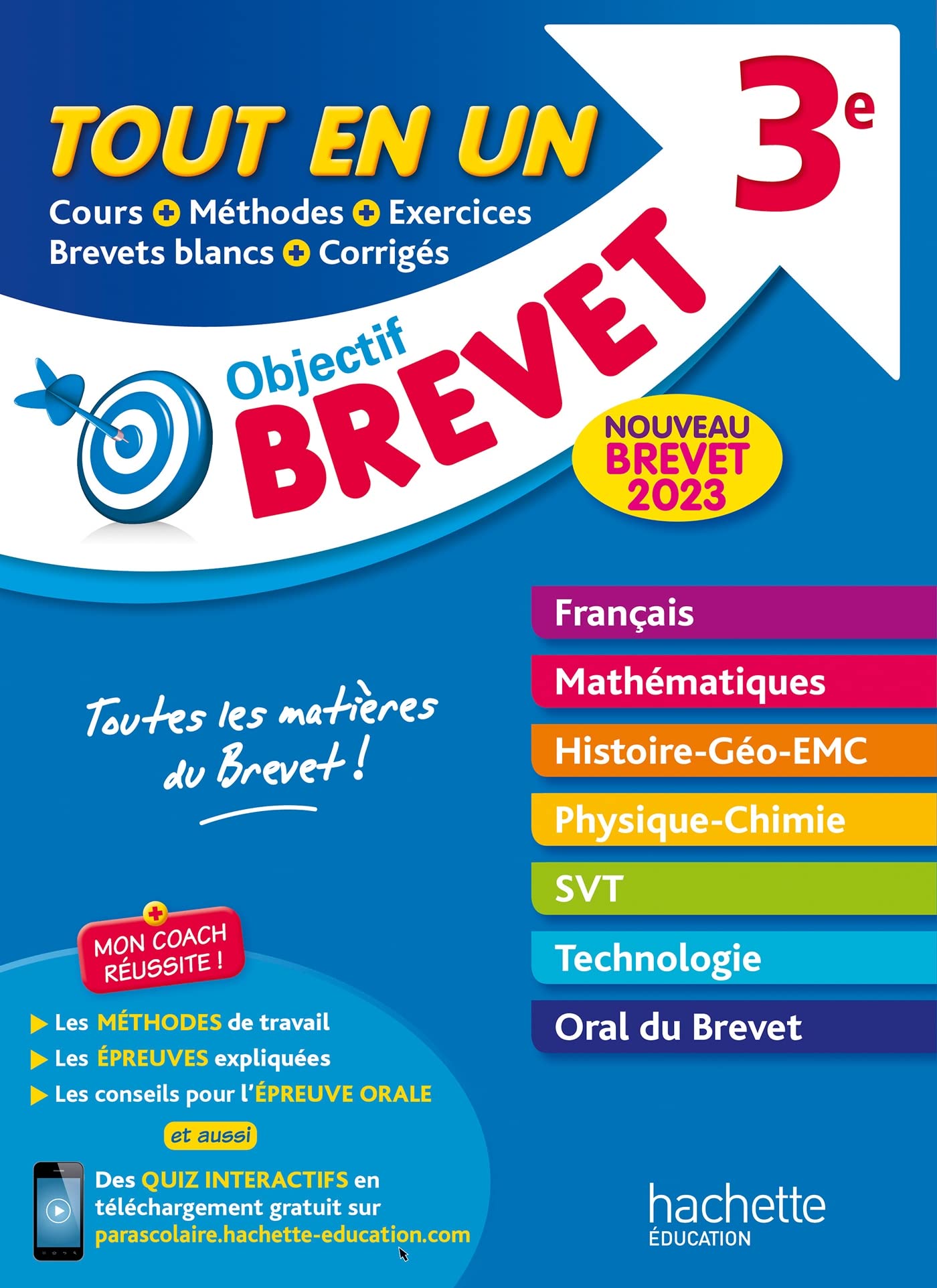 Objectif Brevet Tout-en-un 2023 9782017185611