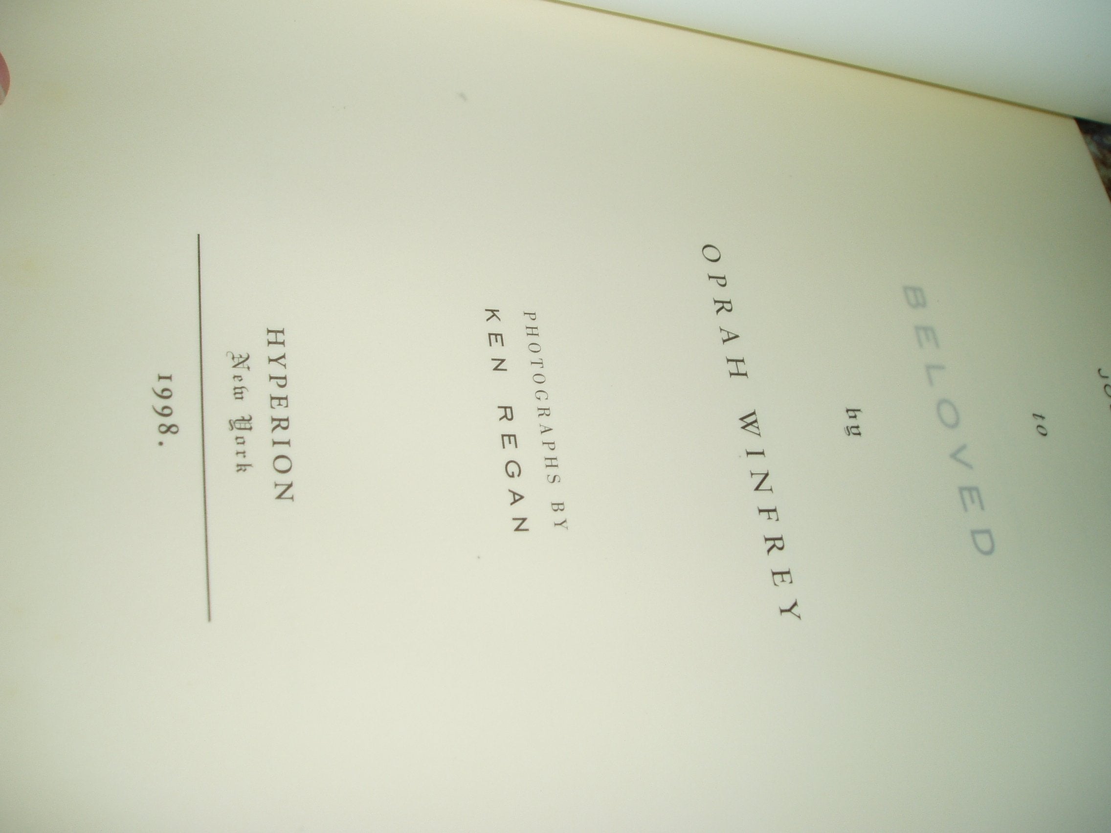 Journey to Beloved 9780786864584