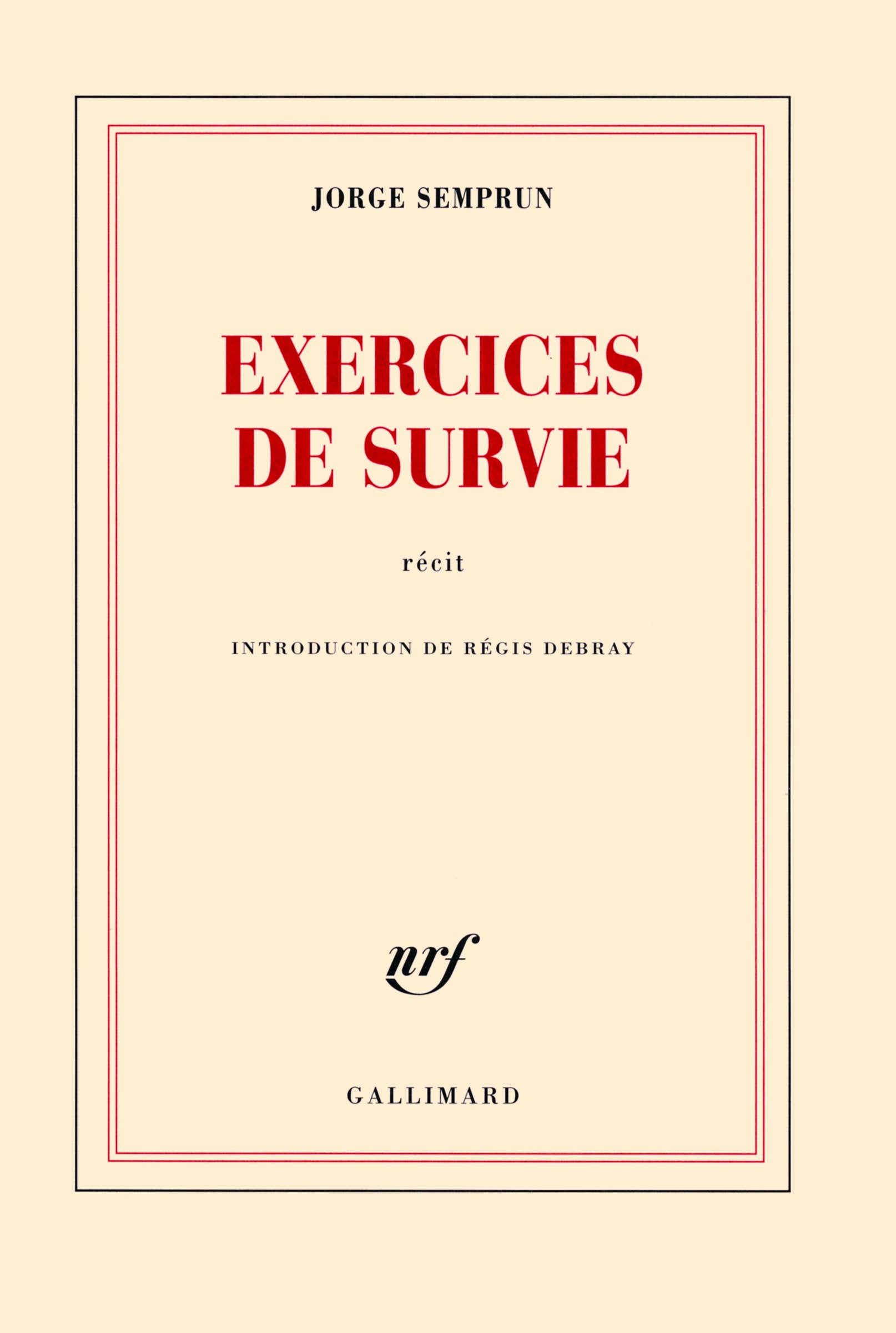 Exercices de survie 9782070139002