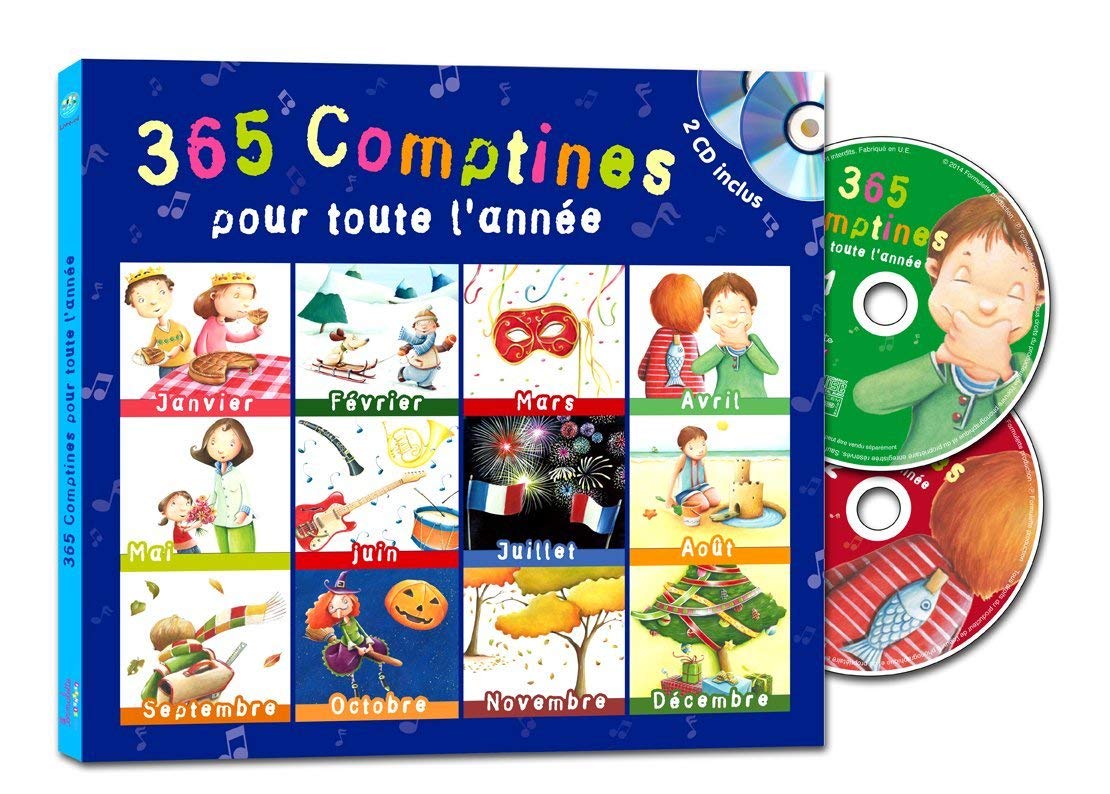 365 comptines pour toute l'année (2CD audio) 9782362561689