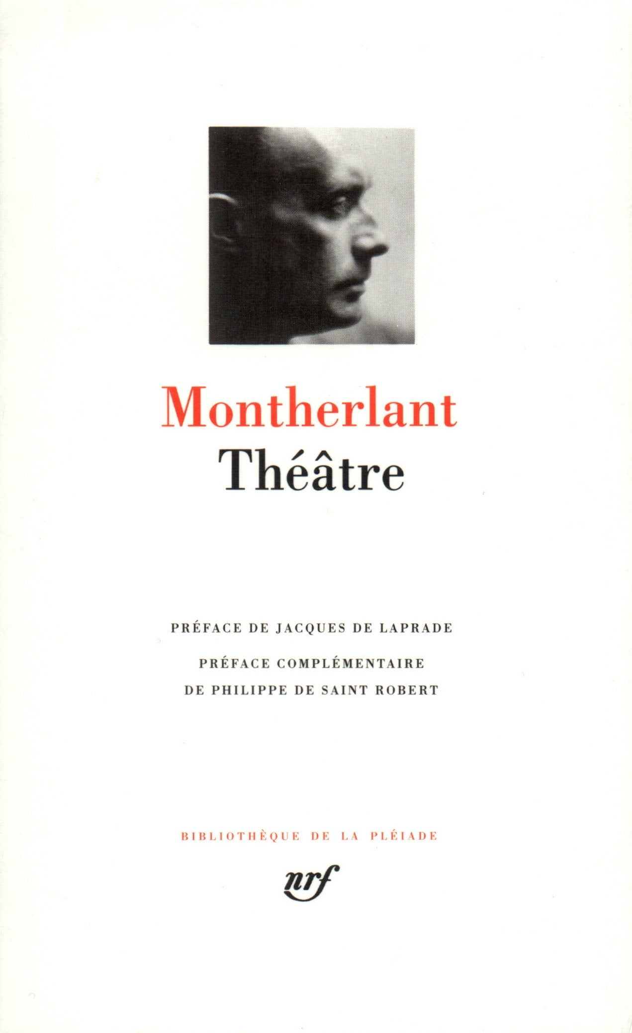 Montherlant : Théâtre 9782070103744