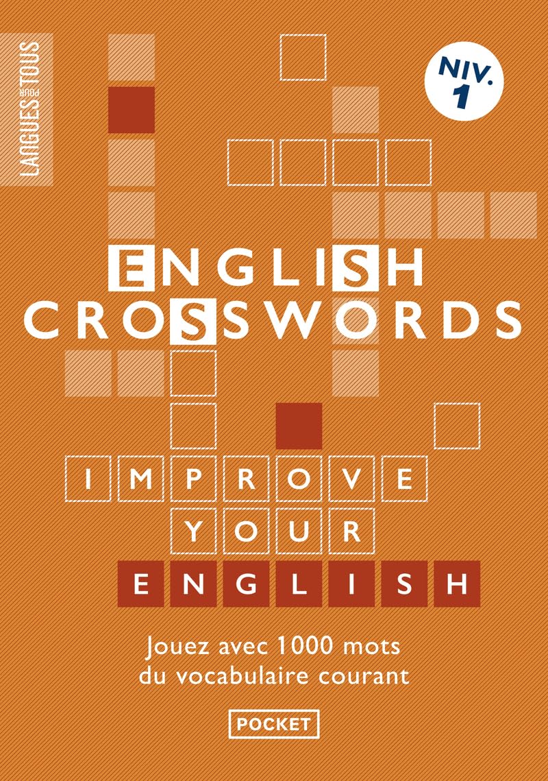 English Crosswords / Mots croisés en anglais niv.1 9782266260374