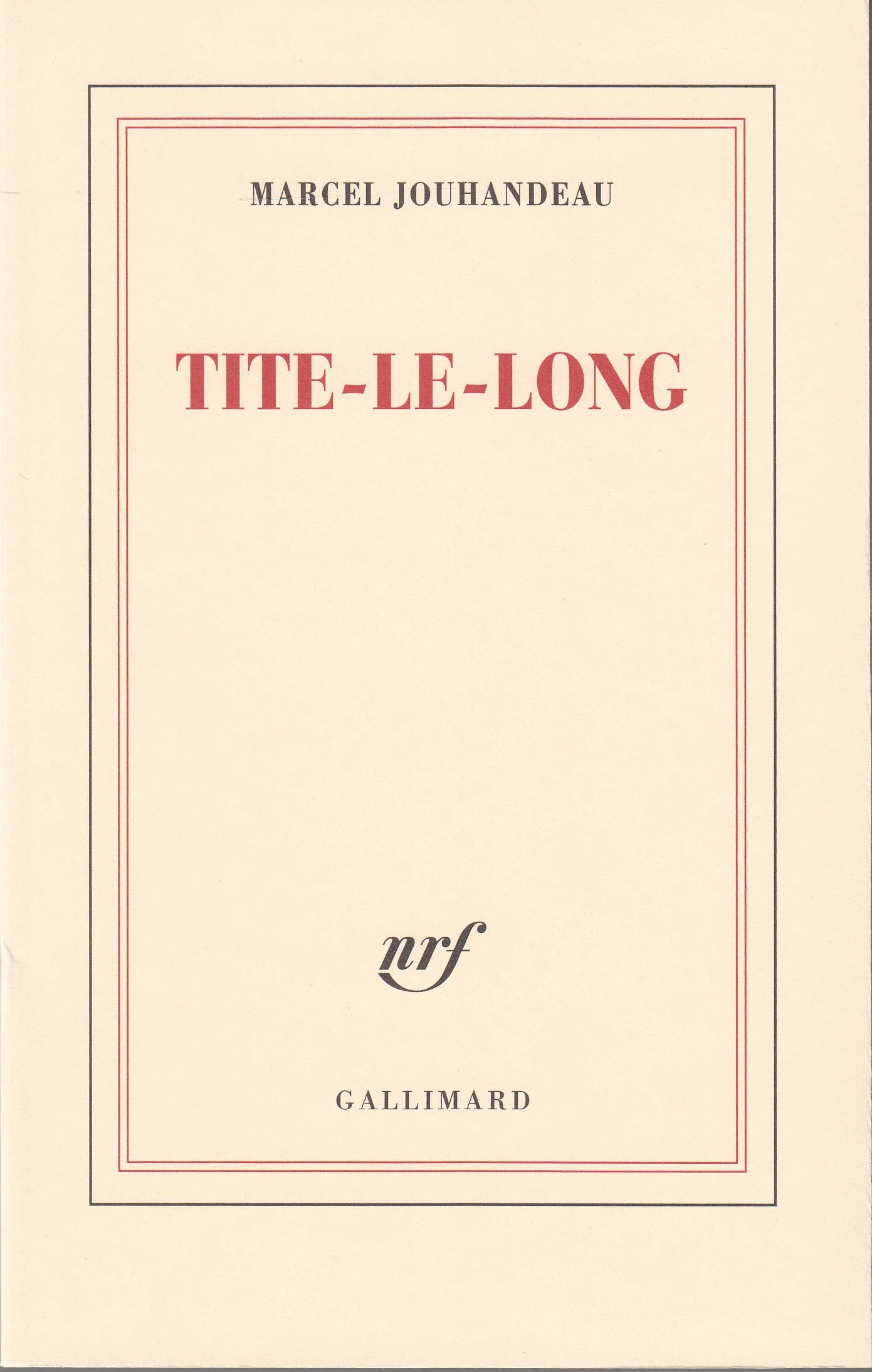 Tite-le-Long 9782070234172