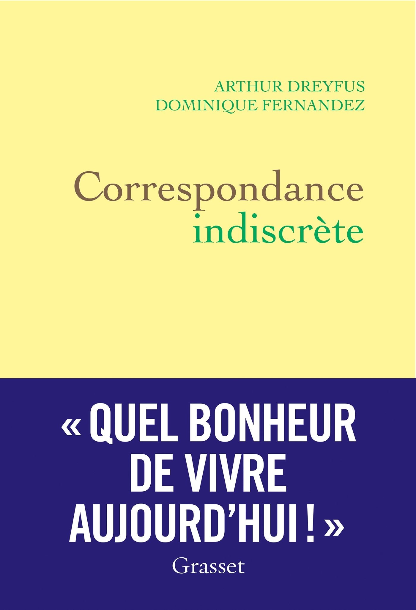 Correspondance indiscrète 9782246858836
