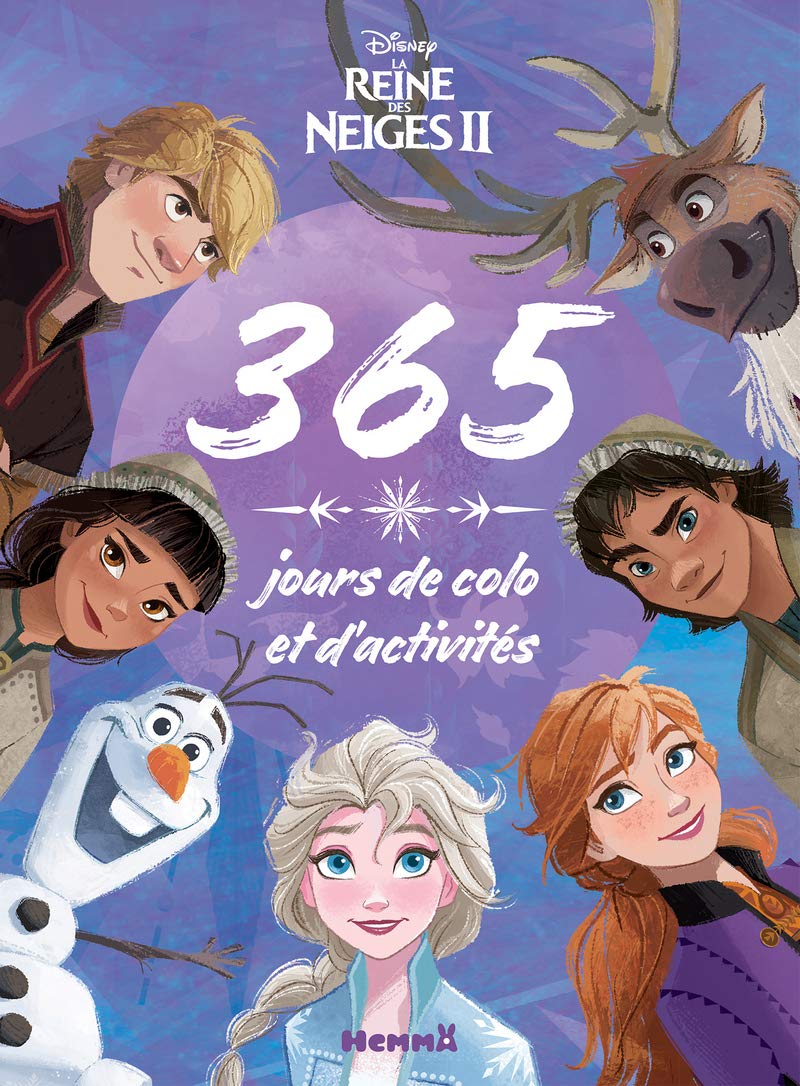 Disney La Reine des Neiges 2 - 365 jours de colo et d'activités - Livre de coloriage et activités - Dès 5 ans 9782508047473