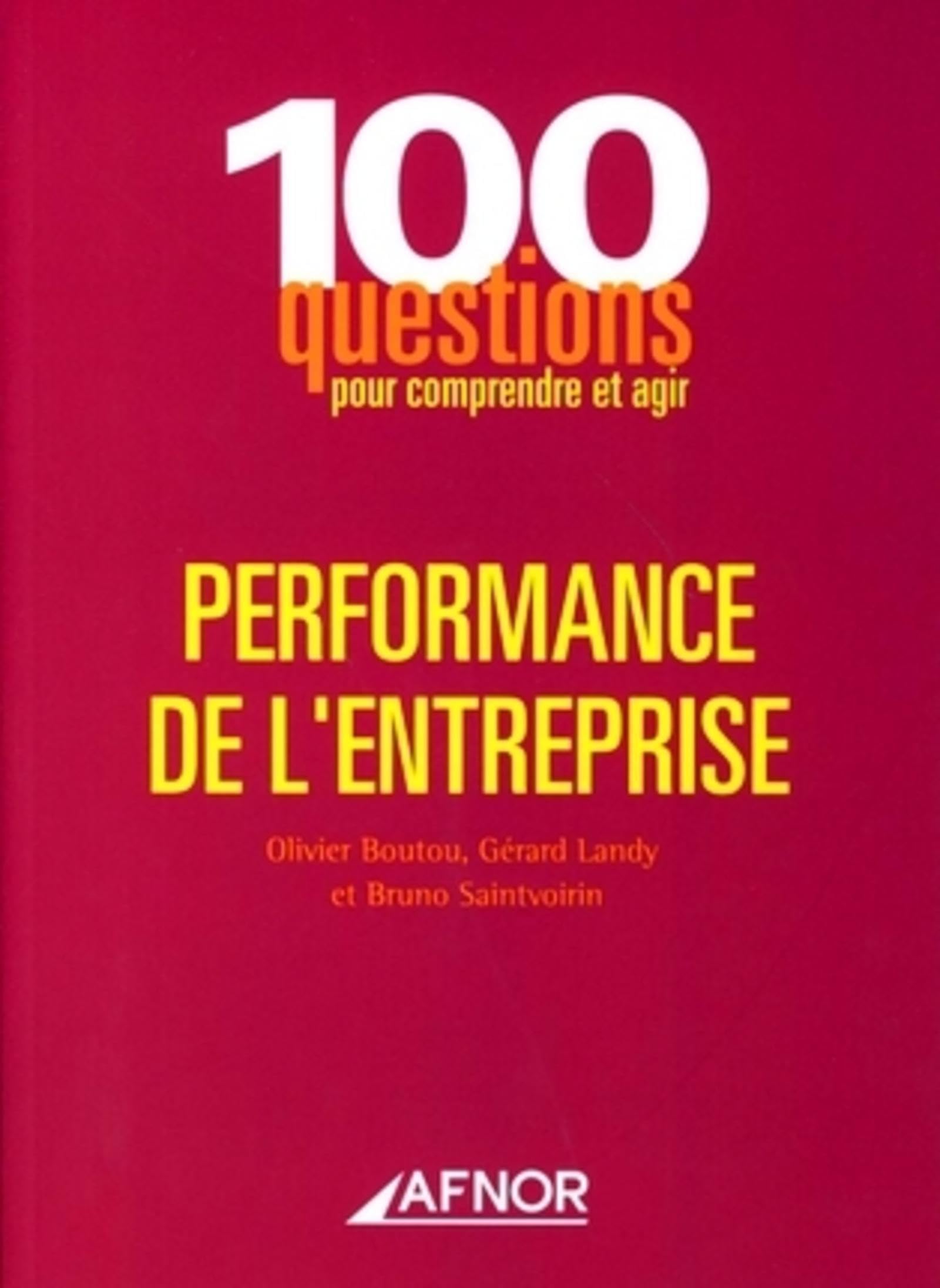 Performance de l'entreprise 9782124755332