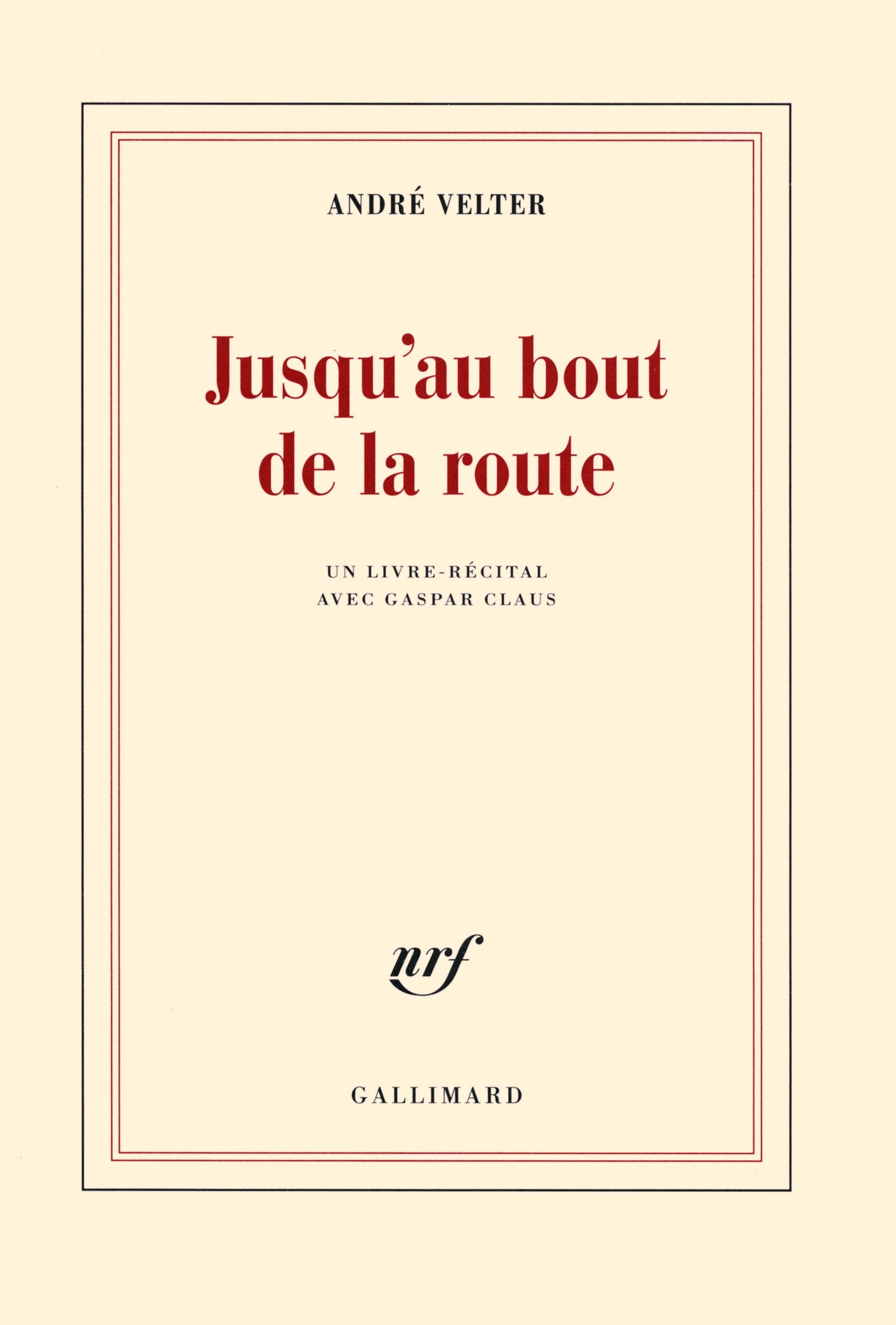 Jusqu'au bout de la route 9782070144587