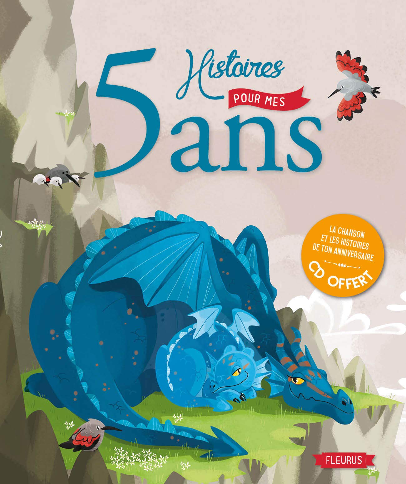 5 histoires pour mes 5 ans (+ CD) 9782215117346
