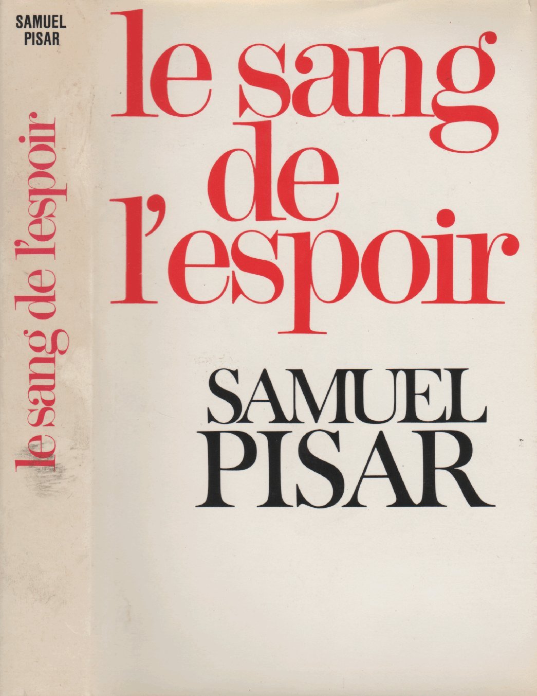 Le sang de l'espoir 9782221002445