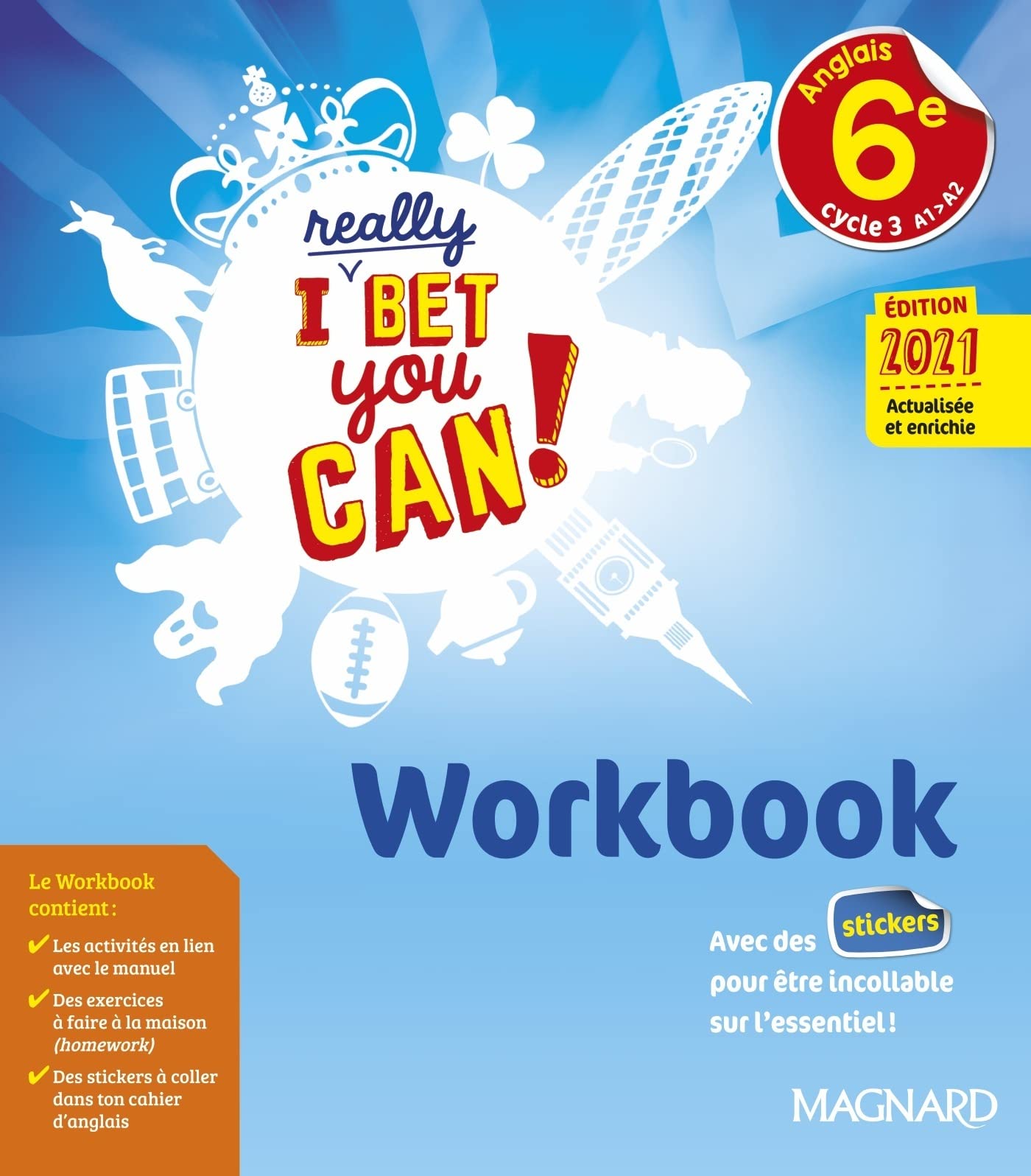 I Really Bet You Can! Anglais 6e (2021) - Workbook 9782210115613