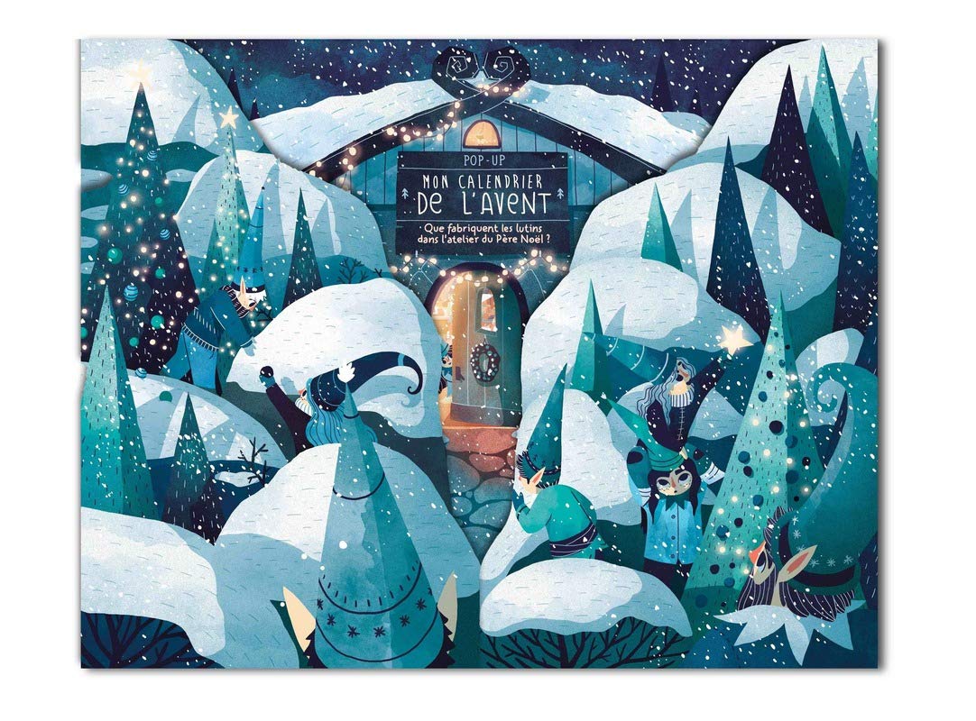 Mon Calendrier de l'Avent (pop-up) - Que fabriquent les lutins dans l'atelier du Père Noël? 9782354888053