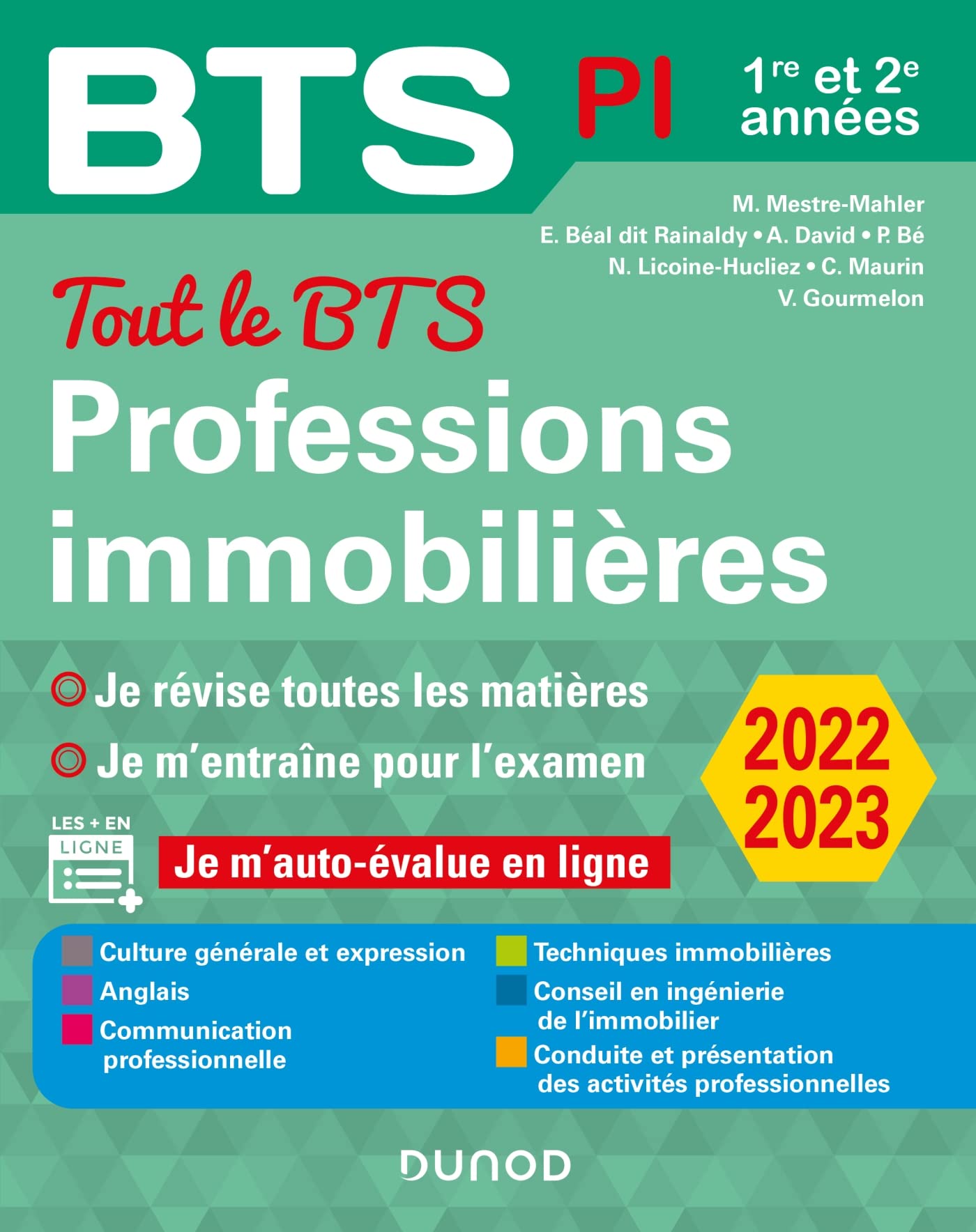 Tout le BTS Professions immobilières - 2022-2023: 1re et 2e années (2022-2023) 9782100837298