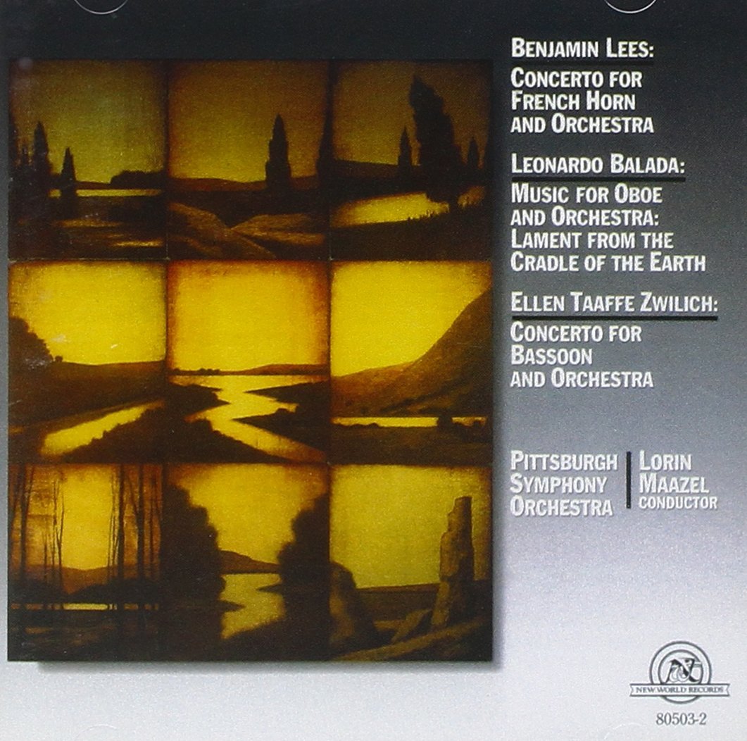 Balada - Lees - Zwilich : Concertos 0093228050322