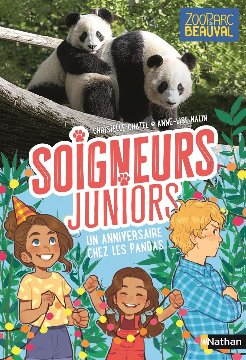 Soigneurs juniors - Un anniversaire chez les pandas - tome 1 - dès 8 ans (1) 9782092588062