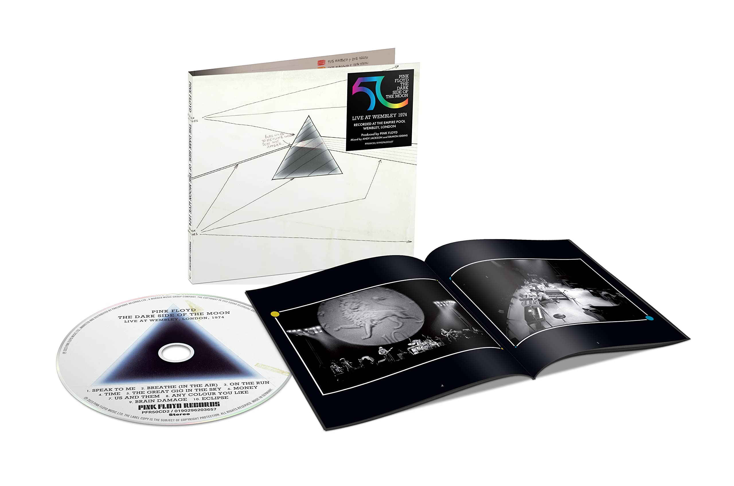 Dark Side of The Moon Live at Wembley Empire P 0190296203657