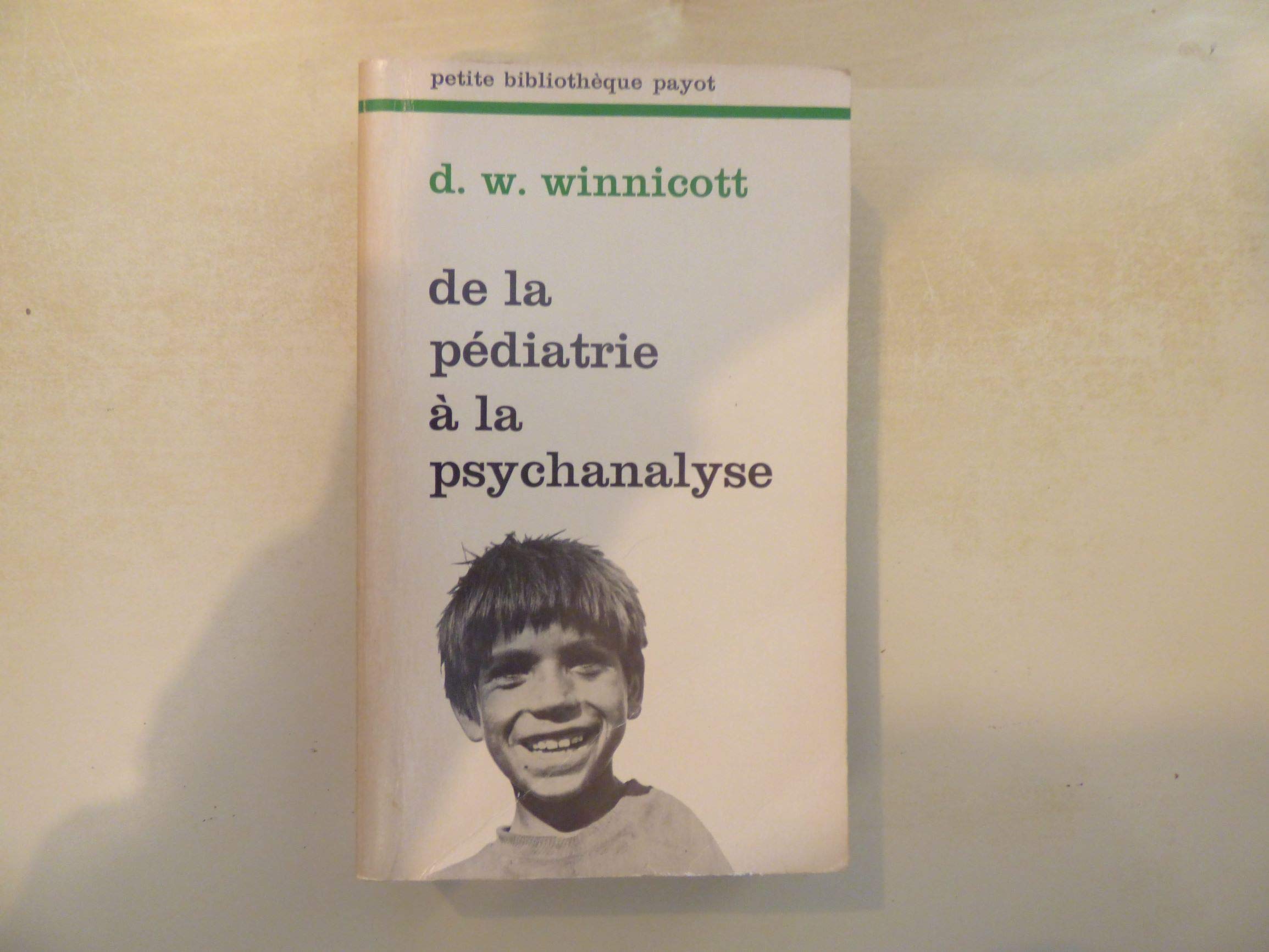 DE LA PEDIATRIE A LA PSYCHANALYSE - COLLECTION PETITE BIBLIOTHEQUE N°253 9782228325318