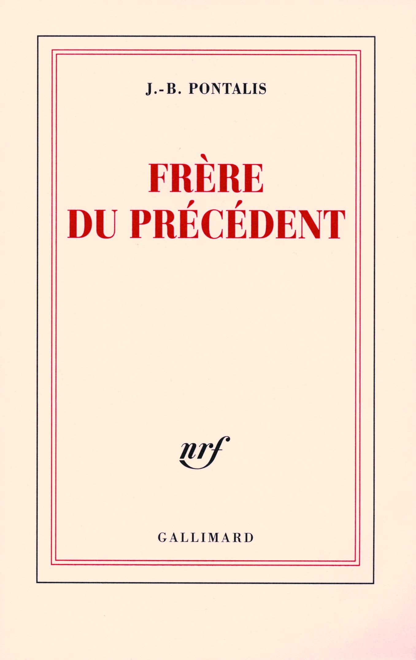 Frère du précédent 9782070779611
