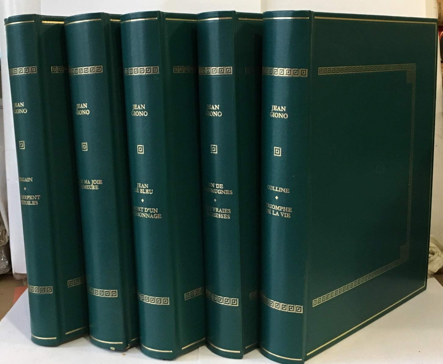 OEUVRES ILLUSTREES - JEAN GIONO - 5 TOMES