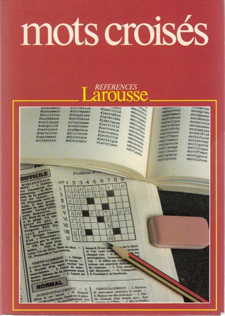 Dictionnaire Des Mots Croises 9782037300131