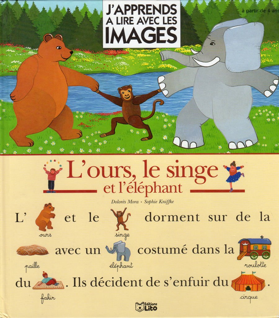 L'ours, le singe et l'éléphant 9782244423111