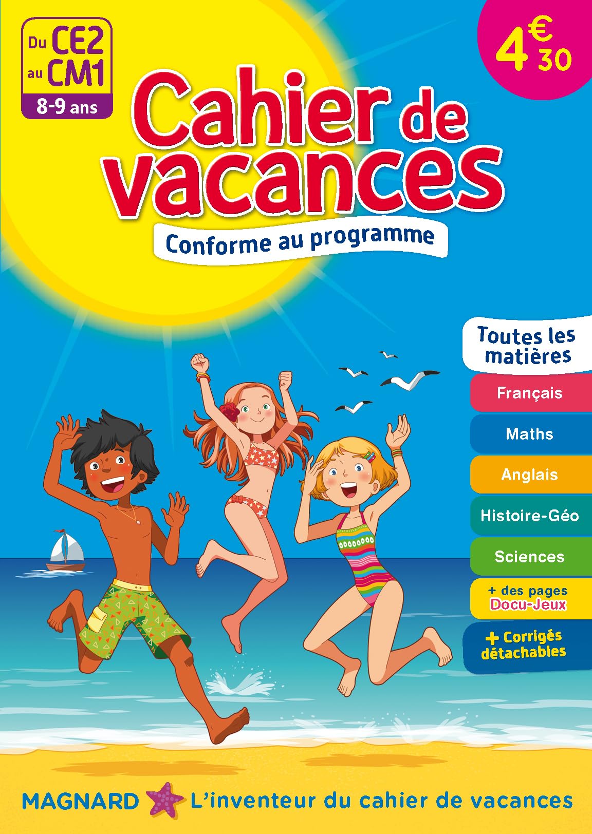 Cahier de vacances - Du CE2 au CM1 - 8-9 ans 9782210757080