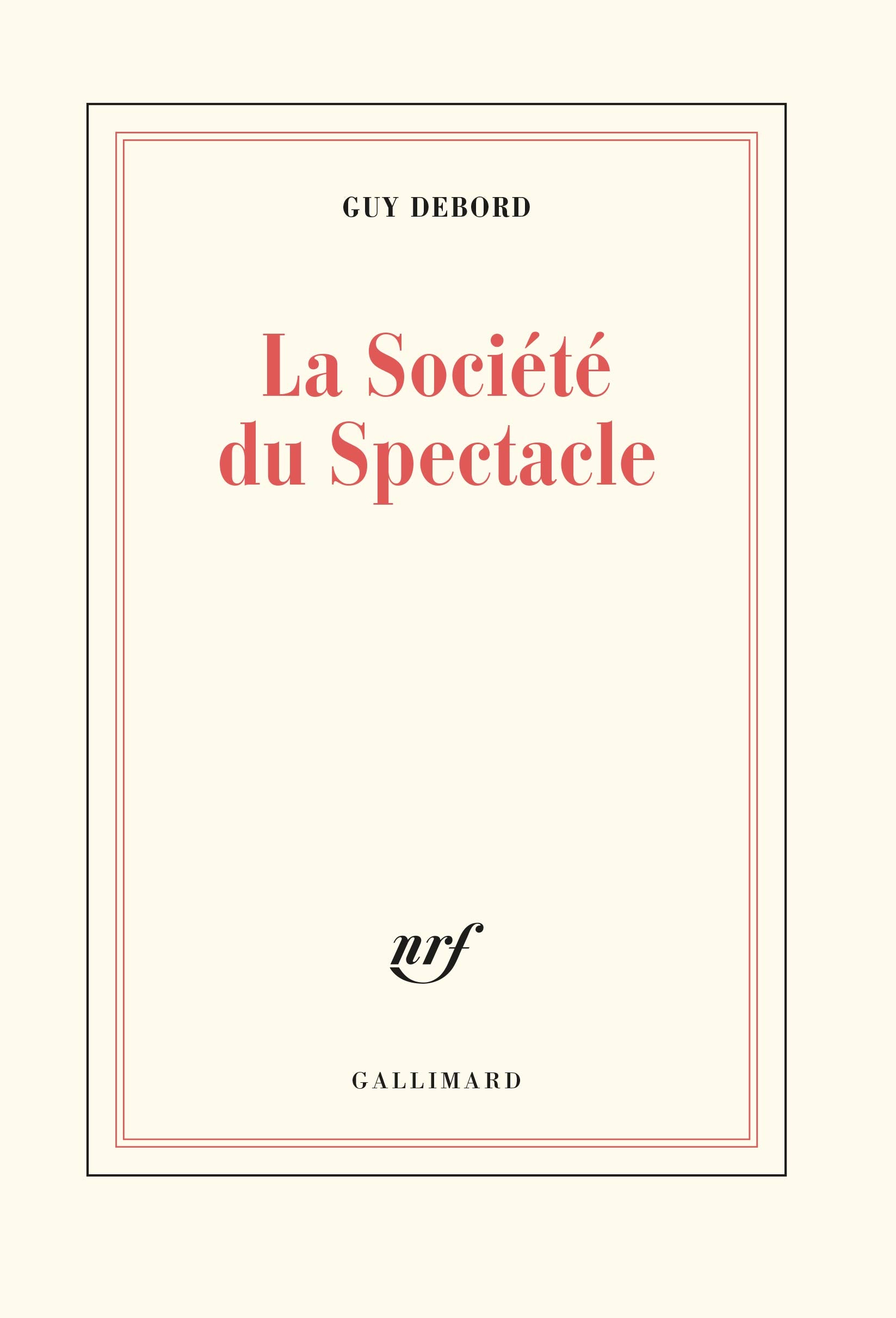 La Société du Spectacle 9782070728039