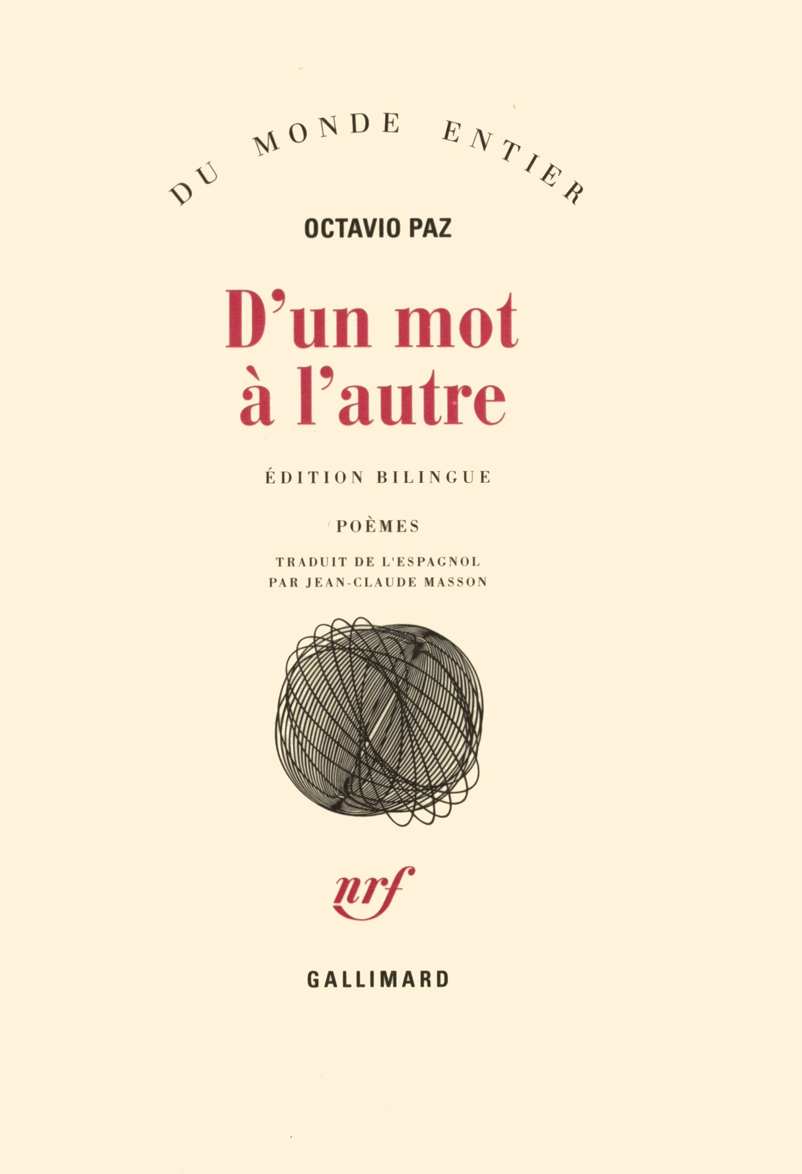 D'un mot à l'autre 9782070204632
