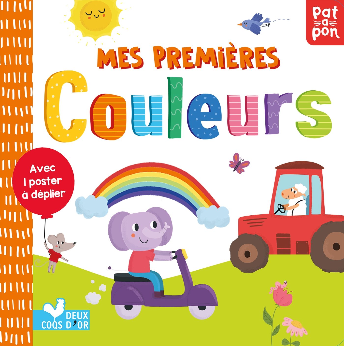 Mes premières couleurs - livre avec poster à déplier 9782016270813