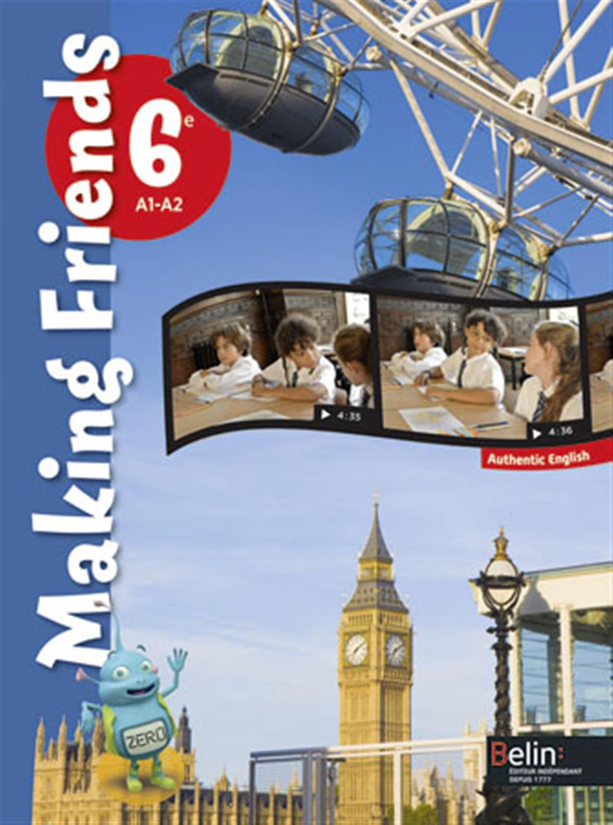 Anglais 6e Making Friends ed 2013: Manuel élève + CD 9782701175089