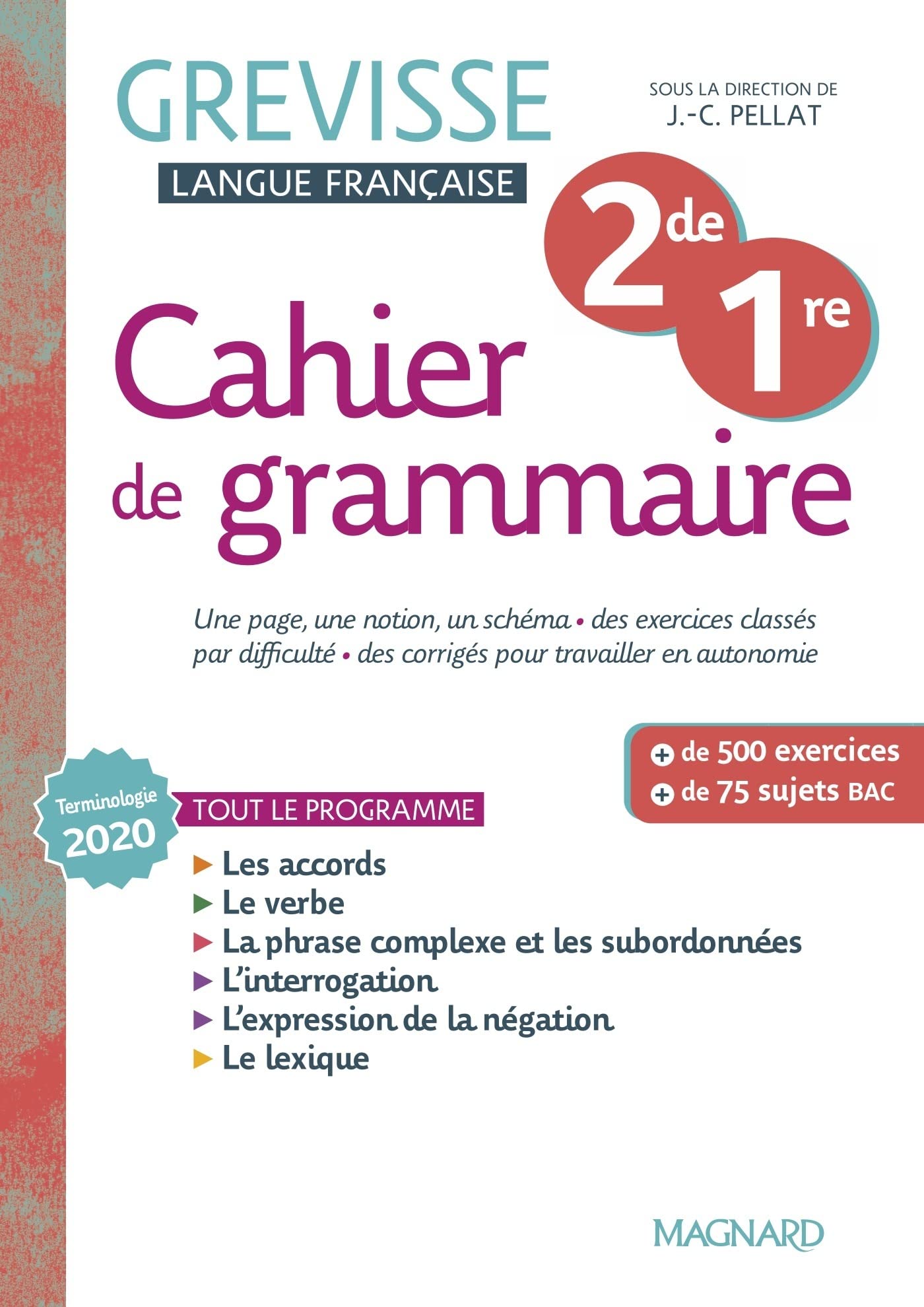 Cahier Grevisse 2de / 1re (2022) 9782210117419