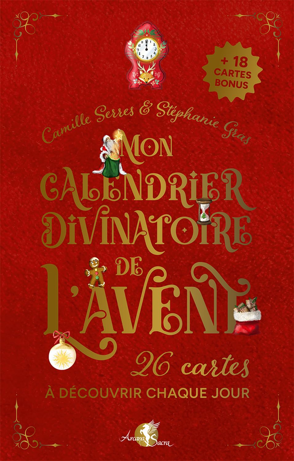 Mon calendrier divinatoire de l'Avent - 26 cartes à découvrir chaque jour et 18 cartes bonus 9782380630749
