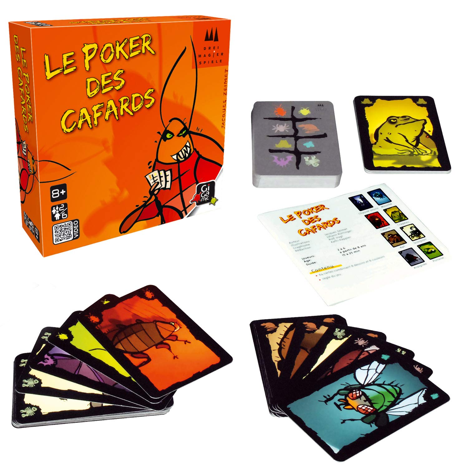 Drei Magier Spiele - Le Poker Des Cafards 4001504880132